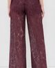LoveShackFancy LoveShackFancy Riana Lace Pants Faded Merlot - 3