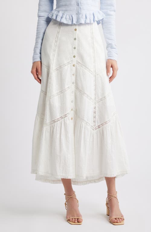 LoveShackFancy LoveShackFancy Ritson Cotton Skirt