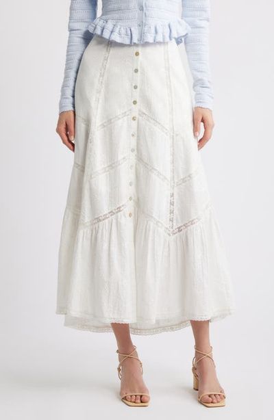 LoveShackFancy LoveShackFancy Ritson Cotton Skirt
