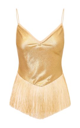 LoveShackFancy LoveShackFancy Safina Fringed Top