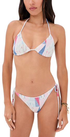 LoveShackFancy LoveShackFancy Saoirse Bikini Set BLUEBERRY SUNDAE