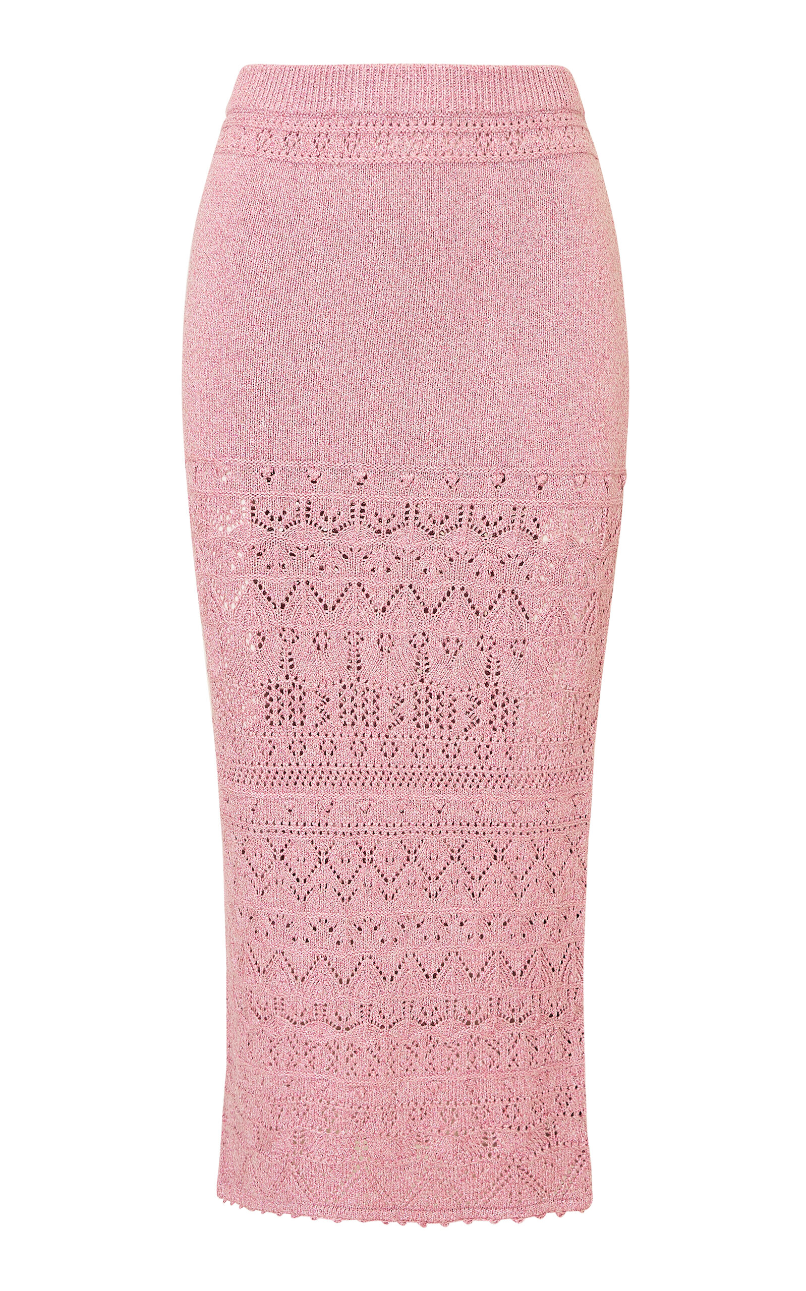 LoveShackFancy LoveShackFancy Selvie Crocheted Maxi Skirt
