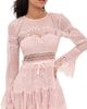 LoveShackFancy LoveShackFancy Sevilla Dress Pink Nude - 1