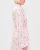 LoveShackFancy LoveShackFancy Silk Robe Forever Pink - 4