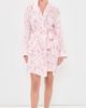 LoveShackFancy LoveShackFancy Silk Robe Forever Pink - 5