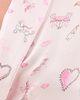 LoveShackFancy LoveShackFancy Silk Robe Forever Pink - 6