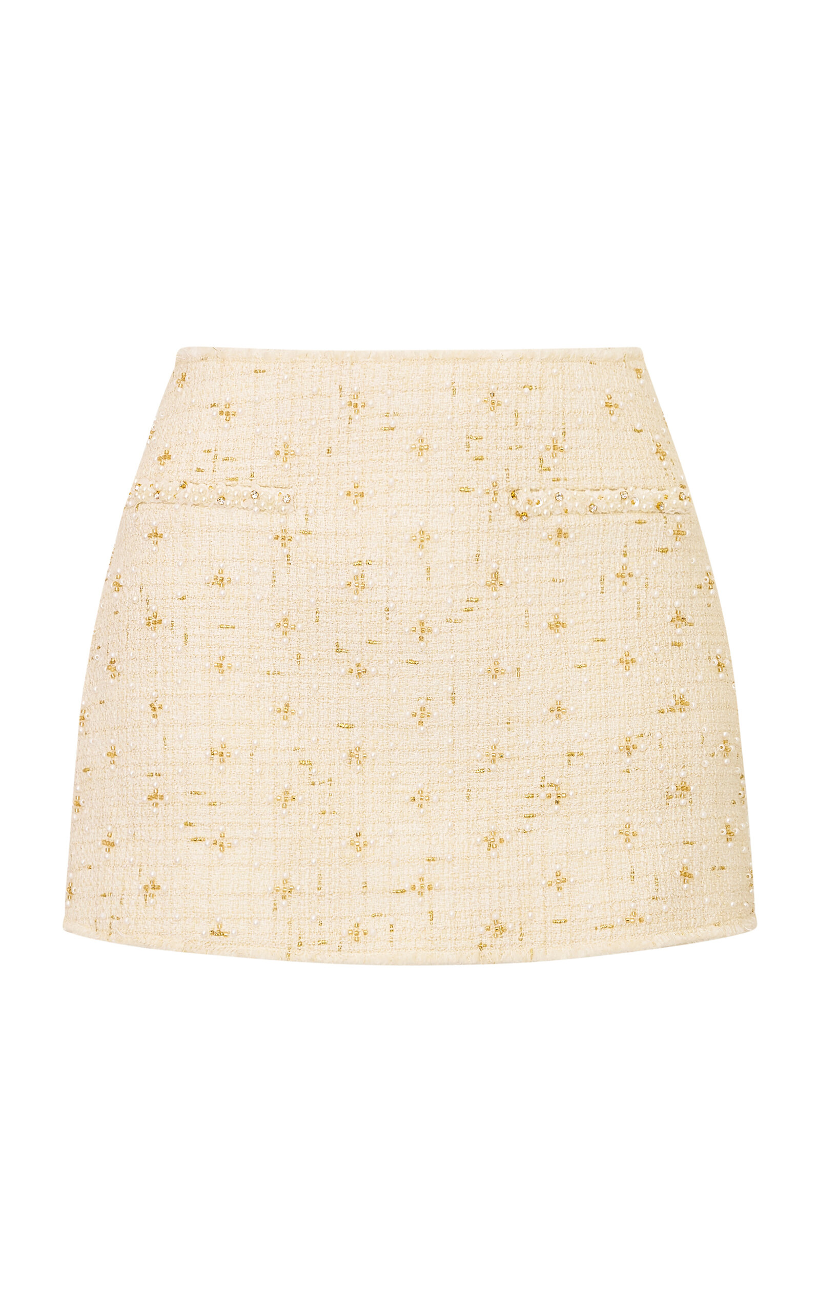 LoveShackFancy LoveShackFancy Sonda Tweed Mini Skirt