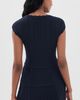 LoveShackFancy LoveShackFancy Taegan Dress Midnight Kiss - 3