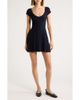 LoveShackFancy LoveShackFancy Taegan Mixed Stitch Fit & Flare Minidress - 1