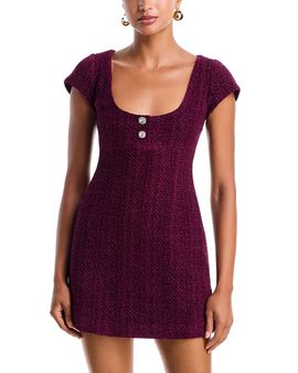 Loveshackfancy LoveShackFancy Tila Tweed Mini Dress