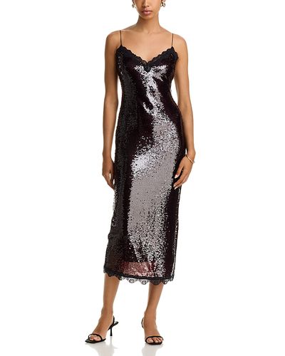 Loveshackfancy LoveShackFancy Verelith Sequined Slip Dress