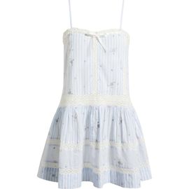white christmas dresses Brown Multi Floral Print Cotton Dress - Mini Dresses