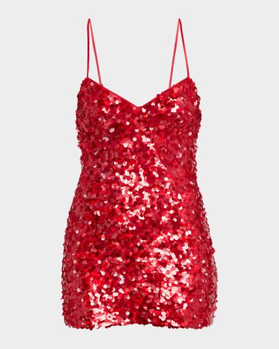 LoveShackFancy - Raphaella Sequined Mini Dress