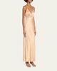 LoveShackFancy Shia Lace-Trim Silk-Blend A-Line Maxi Slipdress - 4