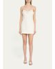 LoveShackFancy Sue Embellished Wool-Blend Mini Dress - 2