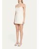 LoveShackFancy Sue Embellished Wool-Blend Mini Dress - 4