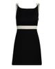 LoveShackFancy Women's Catrice Contrast Trim Bow Minidress - 1