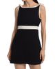 LoveShackFancy Women's Catrice Contrast Trim Bow Minidress - 3