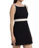 LoveShackFancy Women's Catrice Contrast Trim Bow Minidress - 4