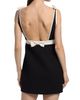 LoveShackFancy Women's Catrice Contrast Trim Bow Minidress - 5