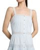 LoveShackFancy Women's Charlize Lace Cotton Tiered Minidress - 6