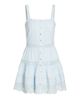 LoveShackFancy Women's Charlize Lace Cotton Tiered Minidress - 8