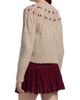 LoveShackFancy Women's Clementian Alpaca-Blend Cable-Knit Cardigan - 5