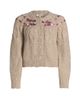 LoveShackFancy Women's Clementian Alpaca-Blend Cable-Knit Cardigan - 8