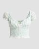 LoveShackFancy Women's Daini Floral Smocked Top - 6