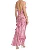 LoveShackFancy Women's Dean Floral Ruffled Maxi Dress - 5
