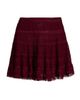 LoveShackFancy Women's Fleetta Tiered Lace Miniskirt - 8