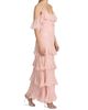 LoveShackFancy Women's Laelia Rose-Print Ruffled Silk Maxi Dress - 2