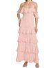 LoveShackFancy Women's Laelia Rose-Print Ruffled Silk Maxi Dress - 3