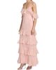 LoveShackFancy Women's Laelia Rose-Print Ruffled Silk Maxi Dress - 4