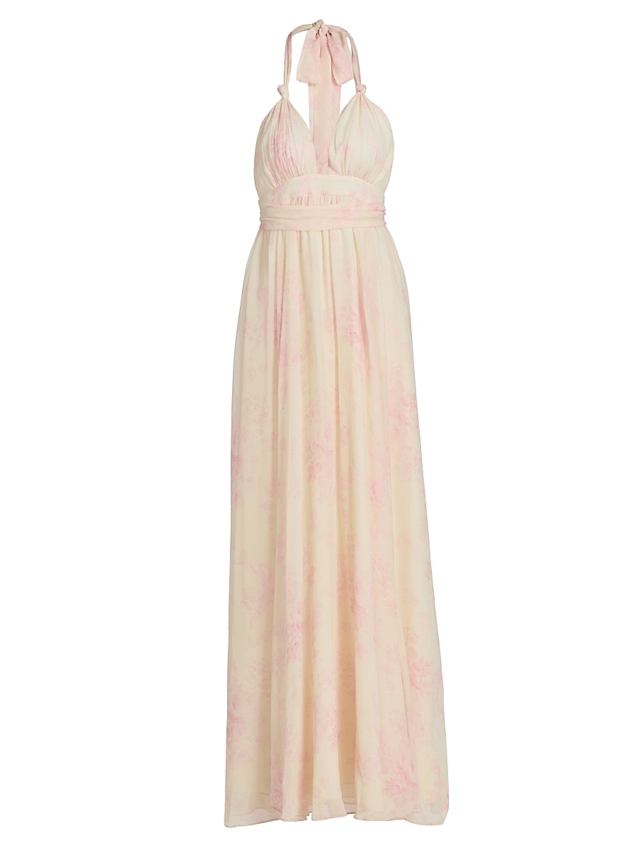 knee length dresses for ladies LILAH VELVET SEQUIN MAXI DRESS (MULTI) | Love Cherish main image 1