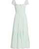 LoveShackFancy Women's Lyssara Floral Cotton A-Line Midi-Dress - 8