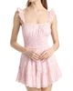 LoveShackFancy Women's Maralina Floral Cotton Minidress - 3