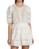 LoveShackFancy Women's Quincy Embroidered Lace Minidress - 3
