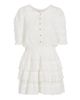 LoveShackFancy Women's Quincy Embroidered Lace Minidress - 8