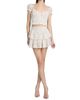 LoveShackFancy Women's Ruffled Floral Cotton A-Line Miniskirt - 2
