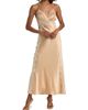 LoveShackFancy Women's Shia Lace-Trim Silk-Blend Slipdress - 2