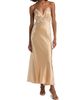LoveShackFancy Women's Shia Lace-Trim Silk-Blend Slipdress - 3
