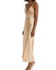 LoveShackFancy Women's Shia Lace-Trim Silk-Blend Slipdress - 4