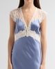 LoveShackFancy Women's Vella Lace-Trim Silk Maxi Dress - 5