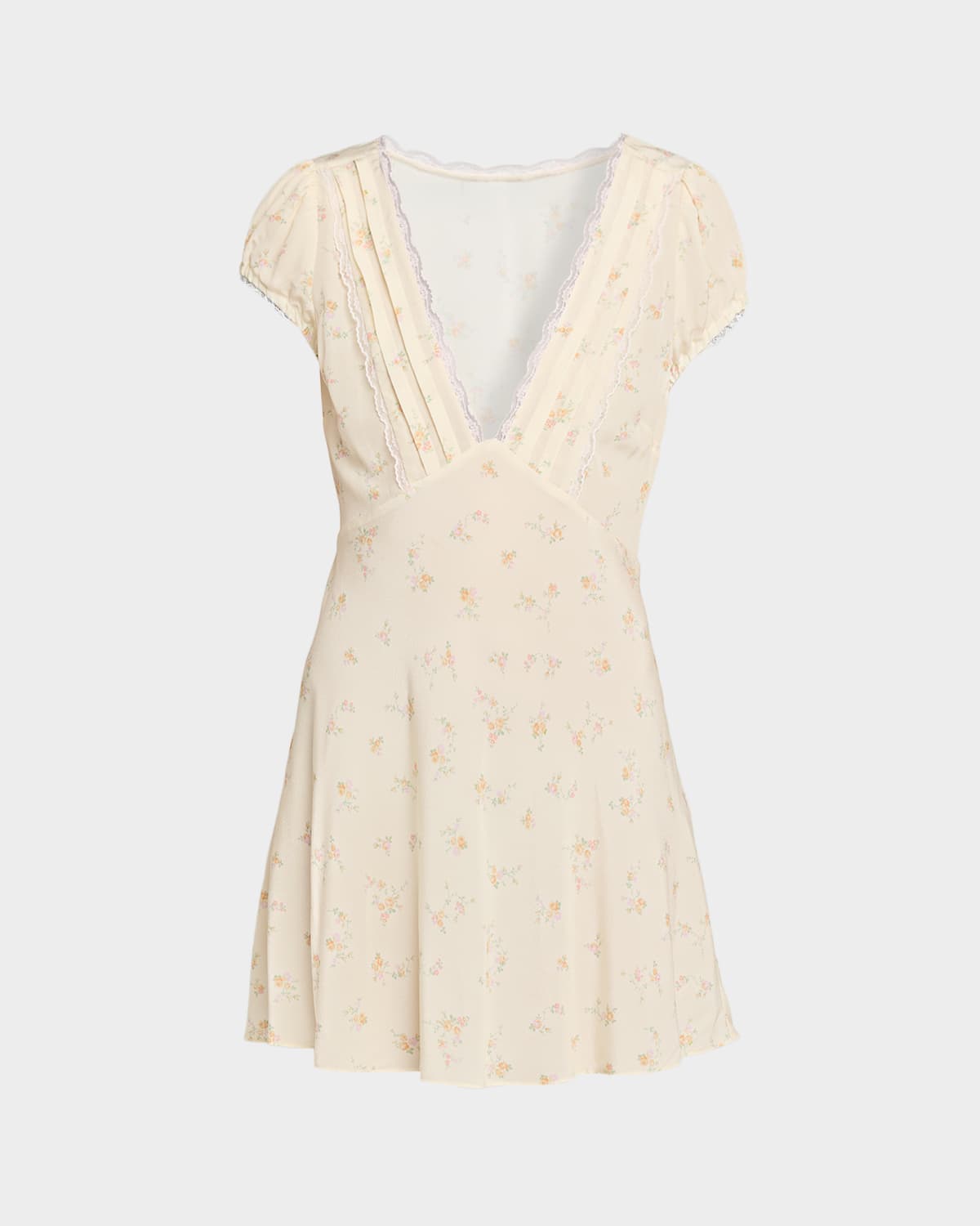 LoveShackFancy Yasmin Floral Mini Dress