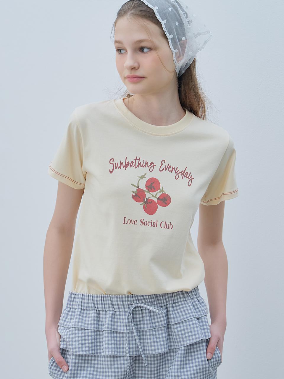 LOVLOV FARM T-SHIRT [RED]
