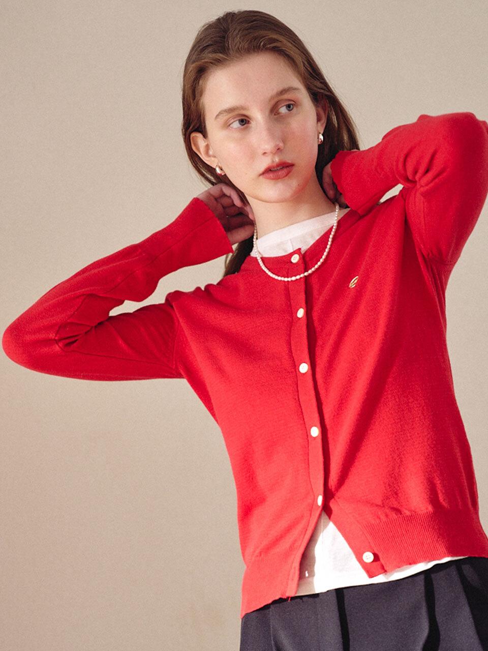 LOVLOV Lovely Slit Cardigan