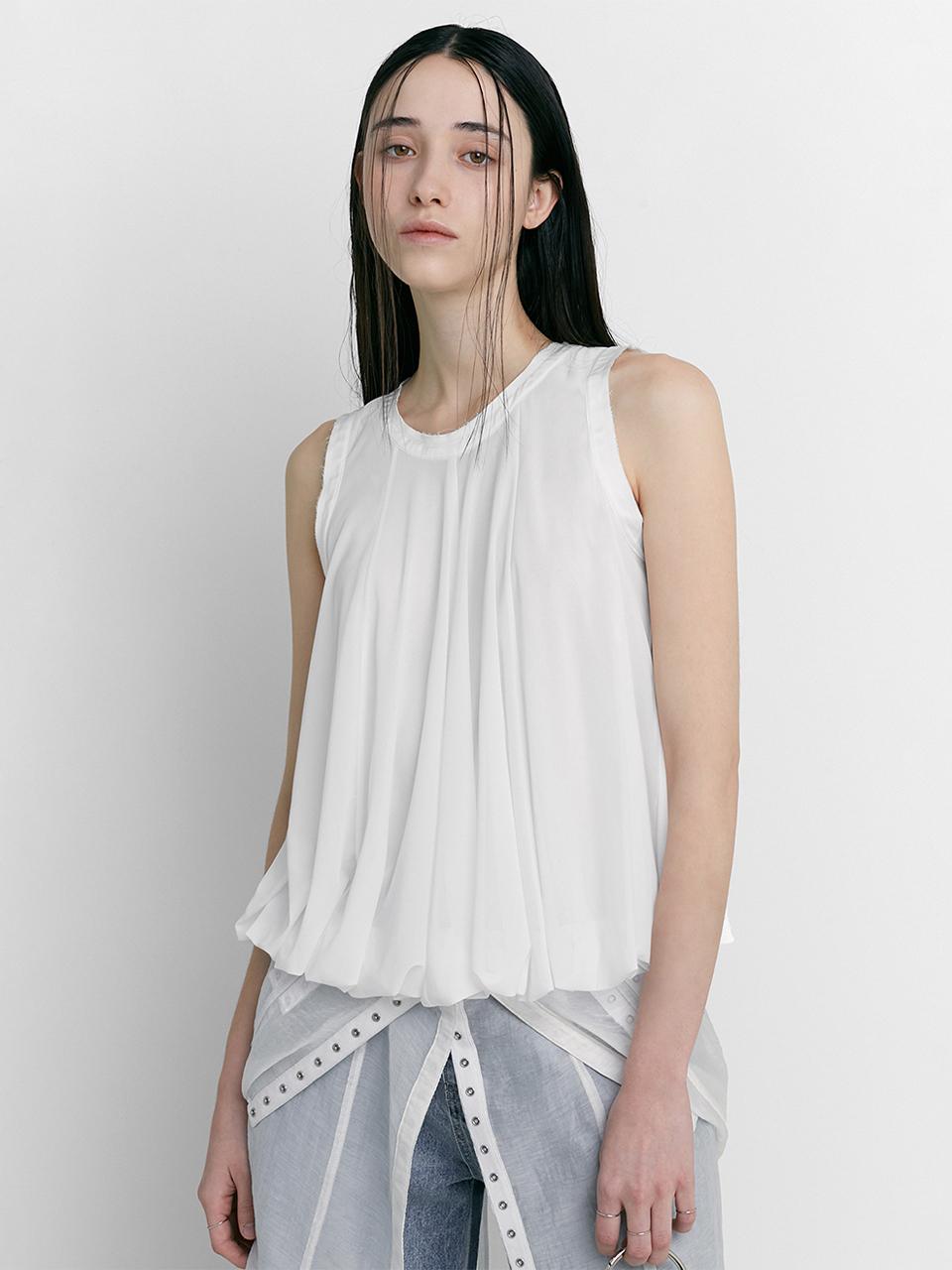 LOW TIDE BALLLOON BLOUSE [White]