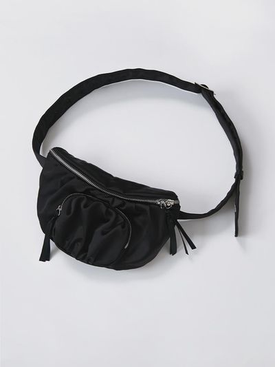 LOW TIDE RUCHED BAG [BLACK]