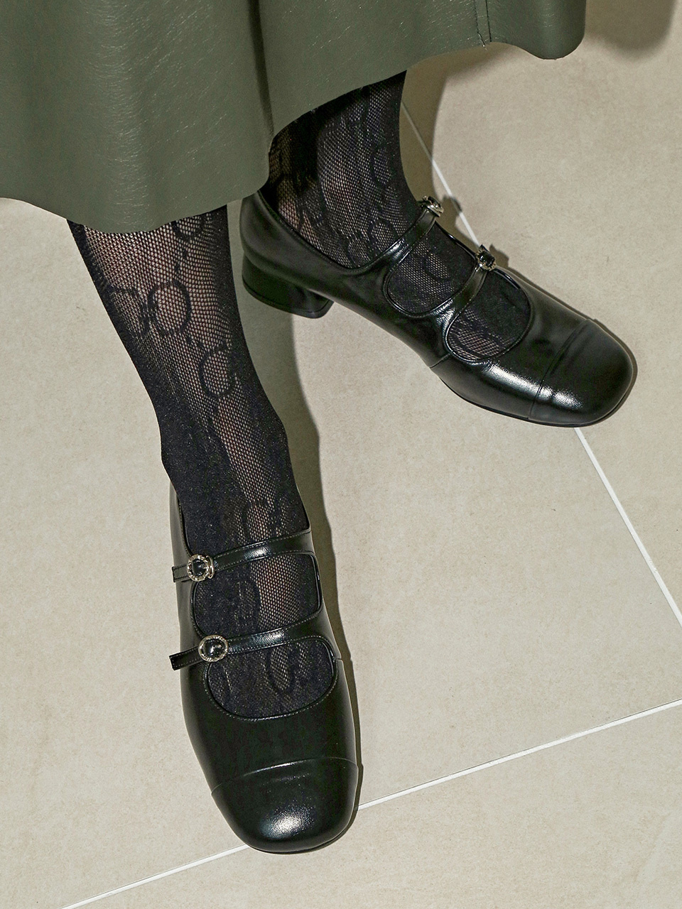 LOWFLOW 1756 Haints Mary Jane Flat Shoes